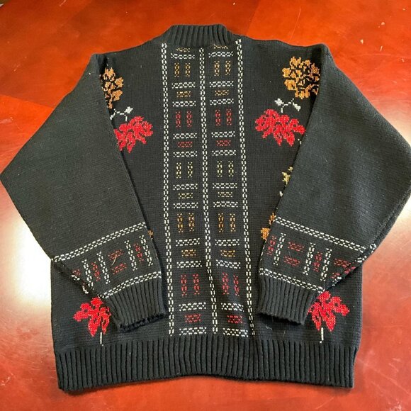 Vintage Nichelle & Dana Scott Sweater Bundle – Bold Floral & Geometric Patterns - Picture 8 of 8